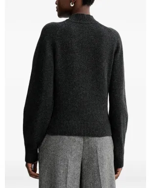 Sessùn wool blend sweater - Grey - サムネイル3