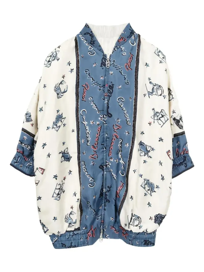 Fendi Pre-Owned Fendi Pre-Owned 2010s astrology-motif ジャケットの商品画像