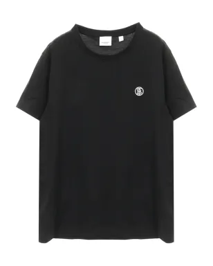 Burberry Pre-Owned TBモノグラムTシャツ（ブラック） - サムネイル1