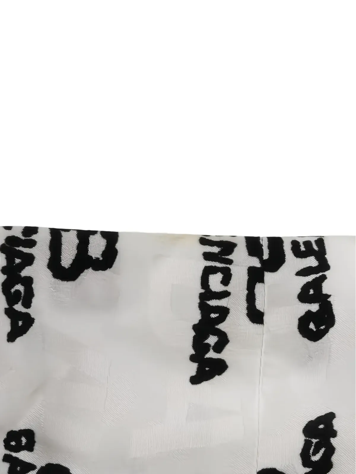 Balenciaga Pre-Owned 2000s BBロゴ総柄シャツドレス - 画像5