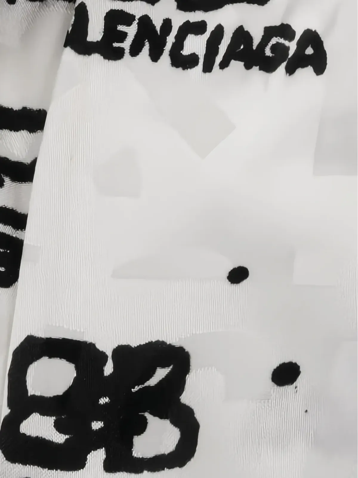 Balenciaga Pre-Owned 2000s BBロゴ総柄シャツドレス - 画像3