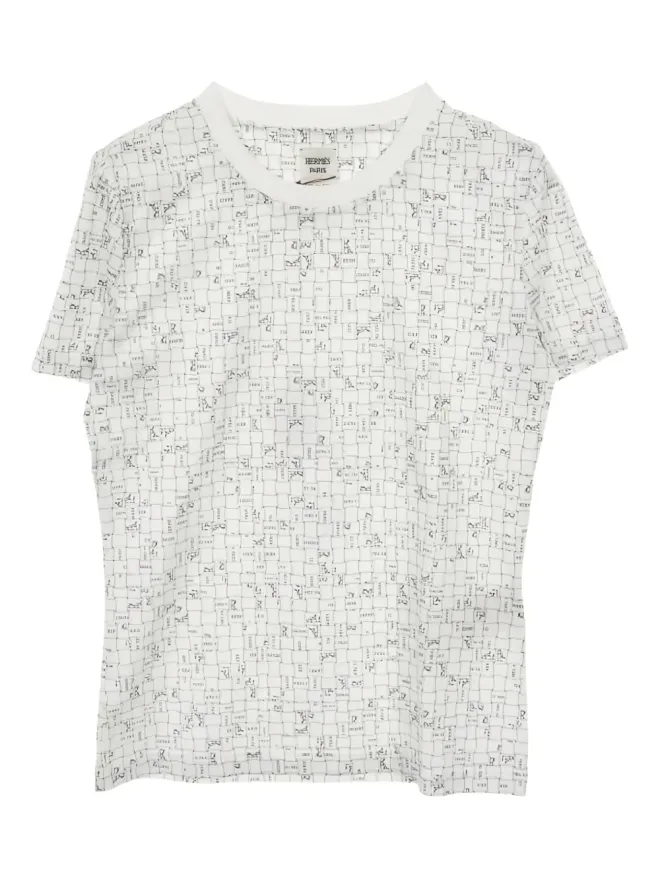 Hermès Pre-Owned Hermès Pre-Owned コットン クルーネックTシャツの商品画像