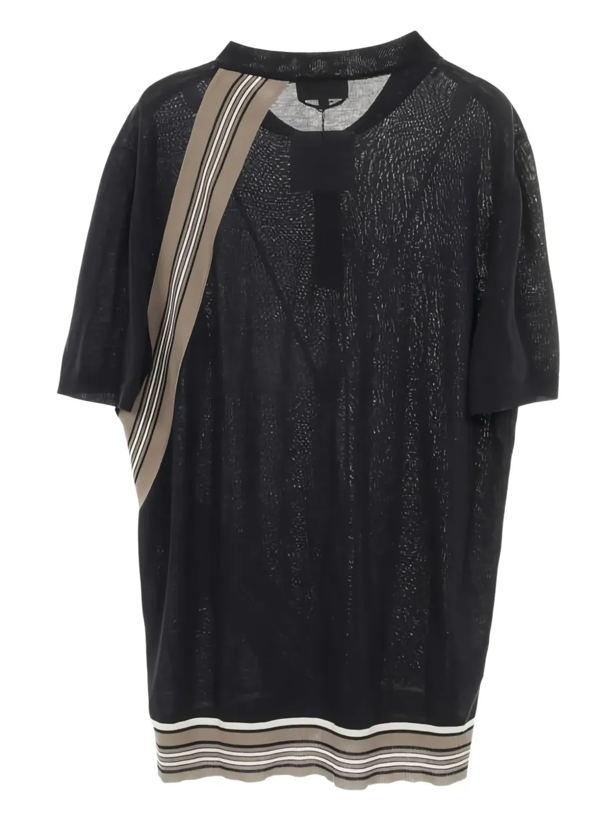 Hermès Pre-Owned ヘンリーネック コットン Tシャツ - ブルー - 画像2