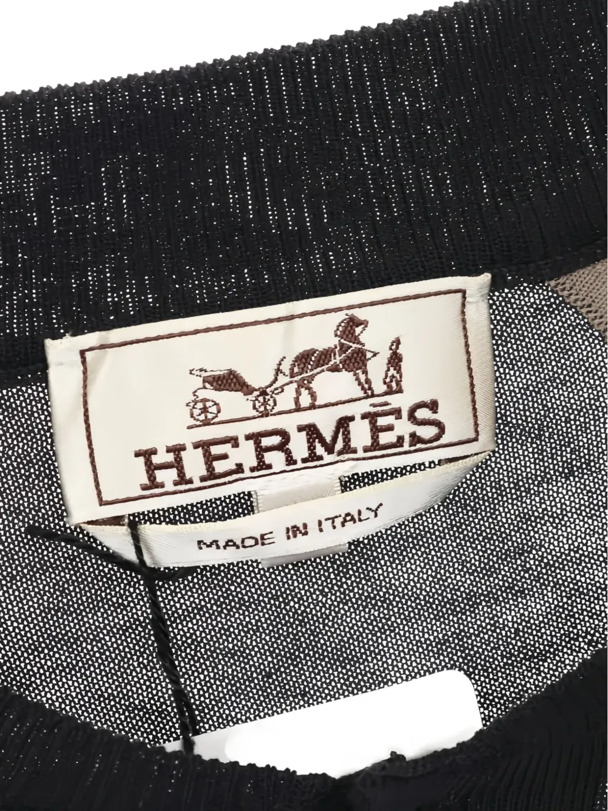 Hermès Pre-Owned ヘンリーネック コットン Tシャツ - ブルー - 画像4