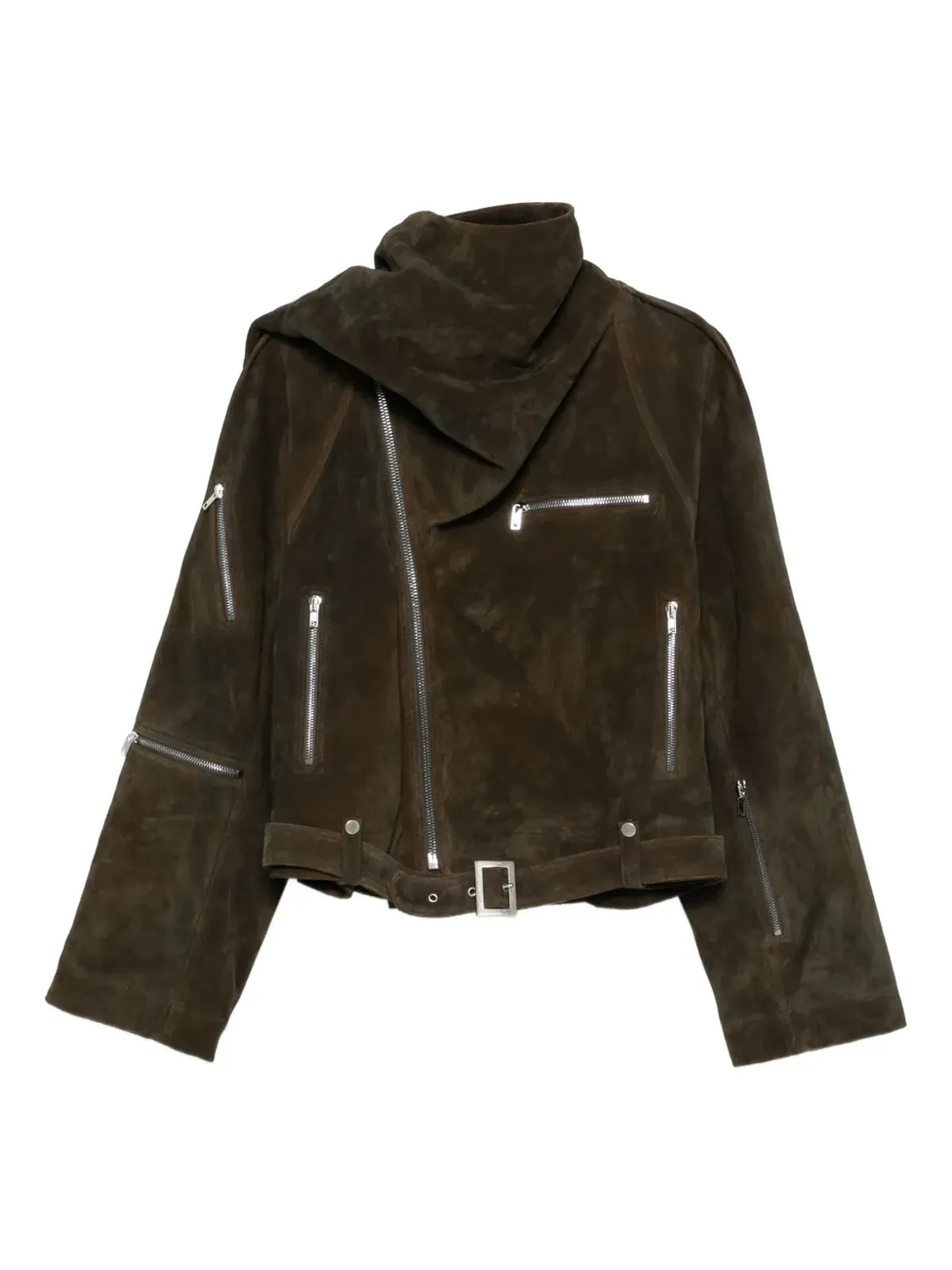 Rick Owens アシンメトリック バイカージャケット - 画像1