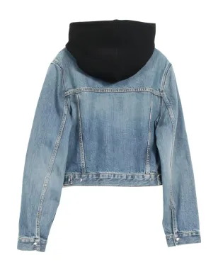 Alaïa Pre-Owned デニムフード付きジャケット - サムネイル2