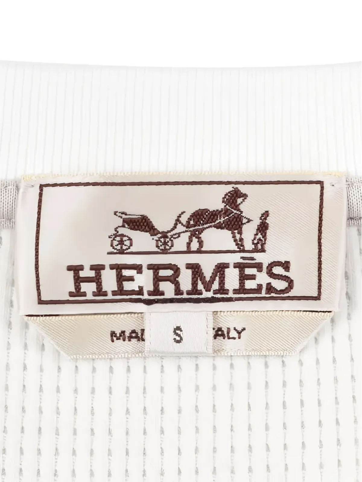 Hermès Pre-Owned コットン スウェットシャツ（ホワイト） - 画像4