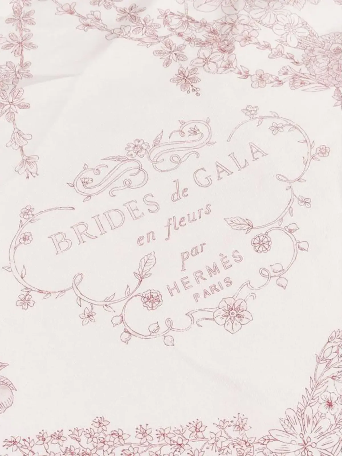 Hermès Pre-Owned Brides De Gala フローラルプリント半袖ドレス ピンク - 画像3