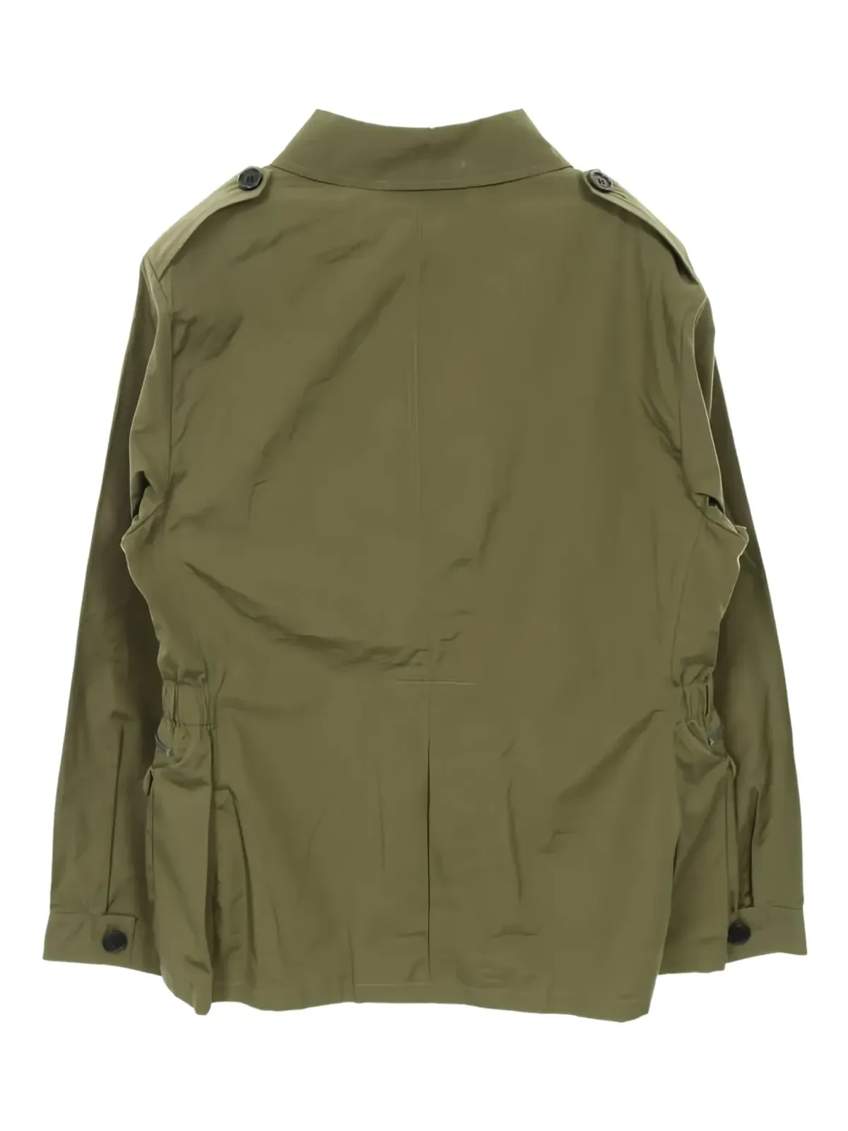 Prada Pre-Owned トライアングルロゴプレート付き サファリジャケット グリーン - 画像2