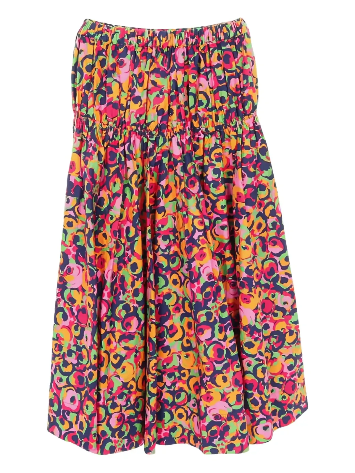 Marni Pre-Owned 柄入りコットンのミディスカート - 画像1