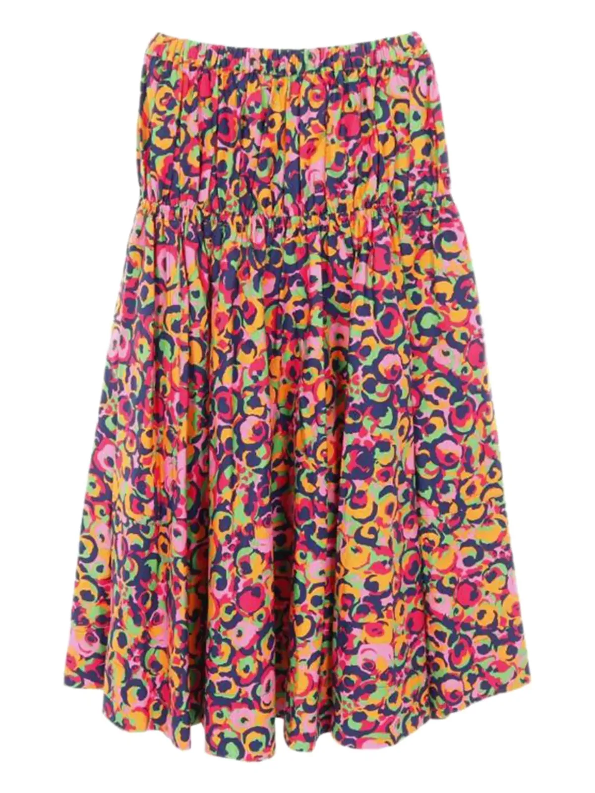 Marni Pre-Owned 柄入りコットンのミディスカート - 画像2