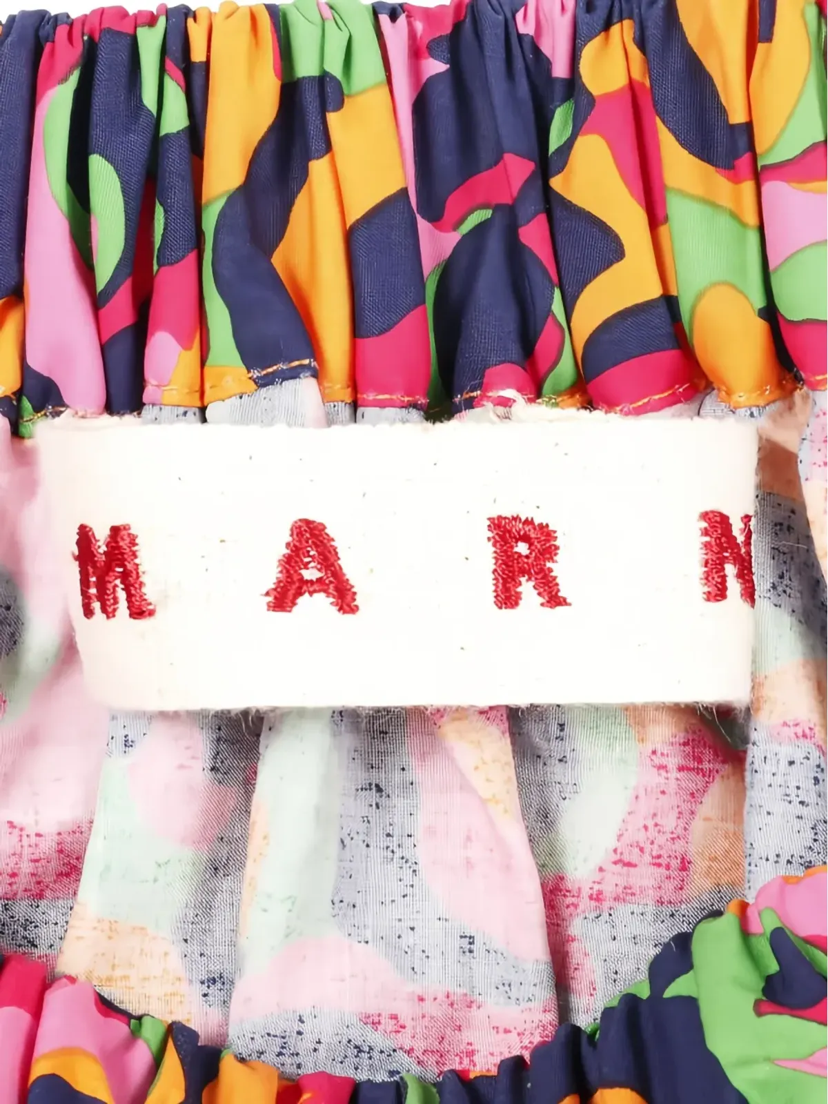 Marni Pre-Owned 柄入りコットンのミディスカート - 画像3
