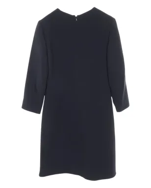 Christian Dior Pre-Owned 2000s crew-neck midi dress - Blue - サムネイル2