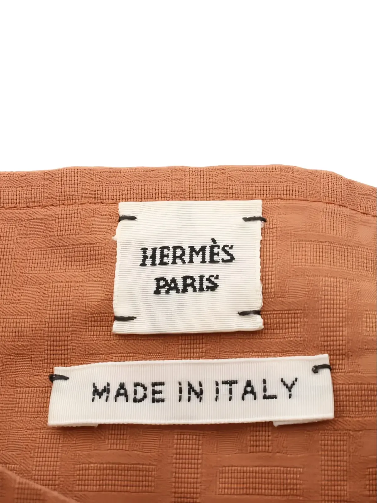 Hermès Pre-Owned コットンショートドレス - 画像4