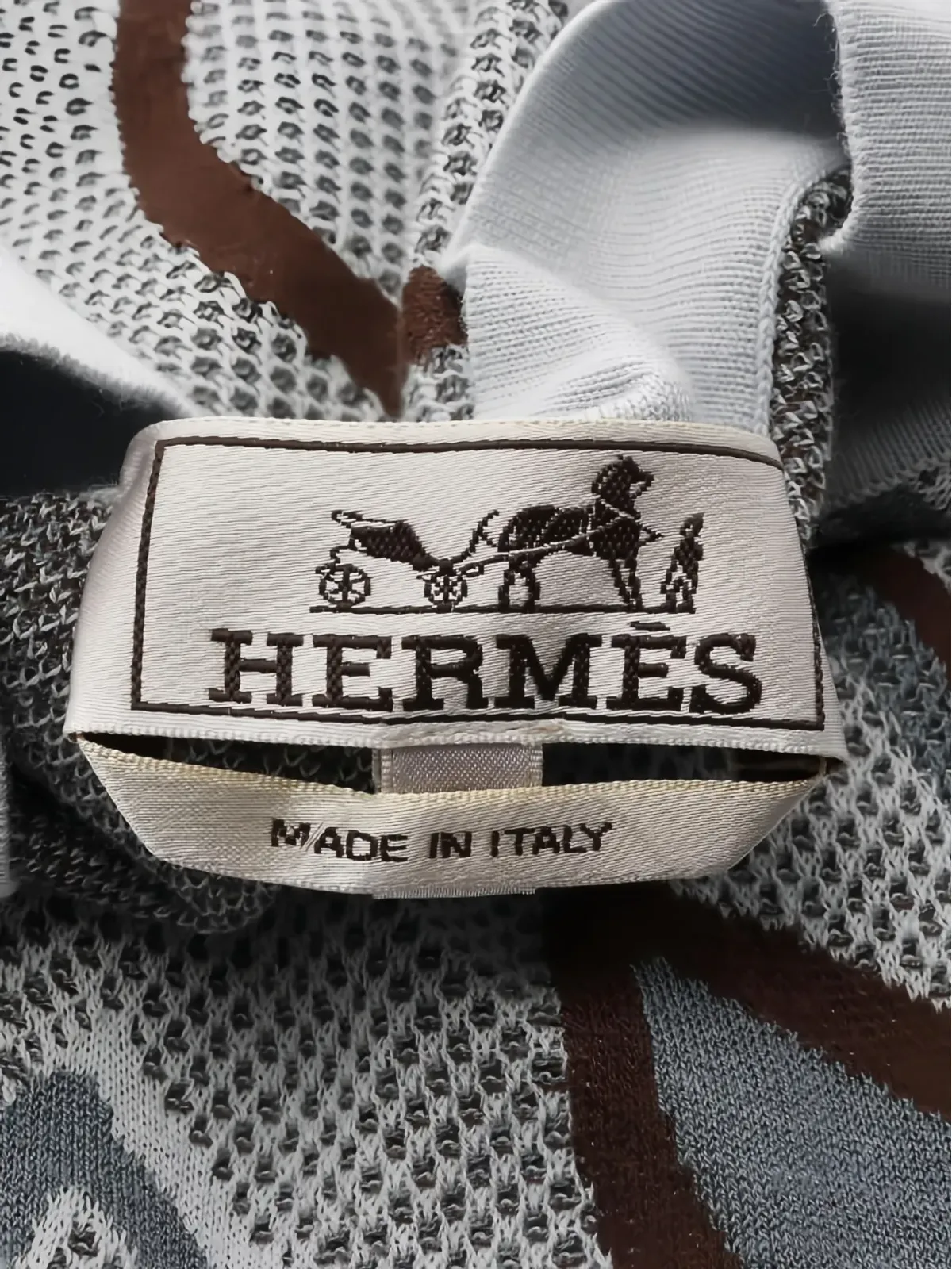 Hermès Pre-Owned 2010年代柄 クルーネックTシャツ グレー - 画像4
