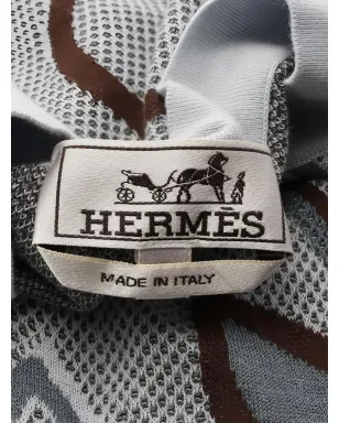 Hermès Pre-Owned 2010年代柄 クルーネックTシャツ グレー - サムネイル4