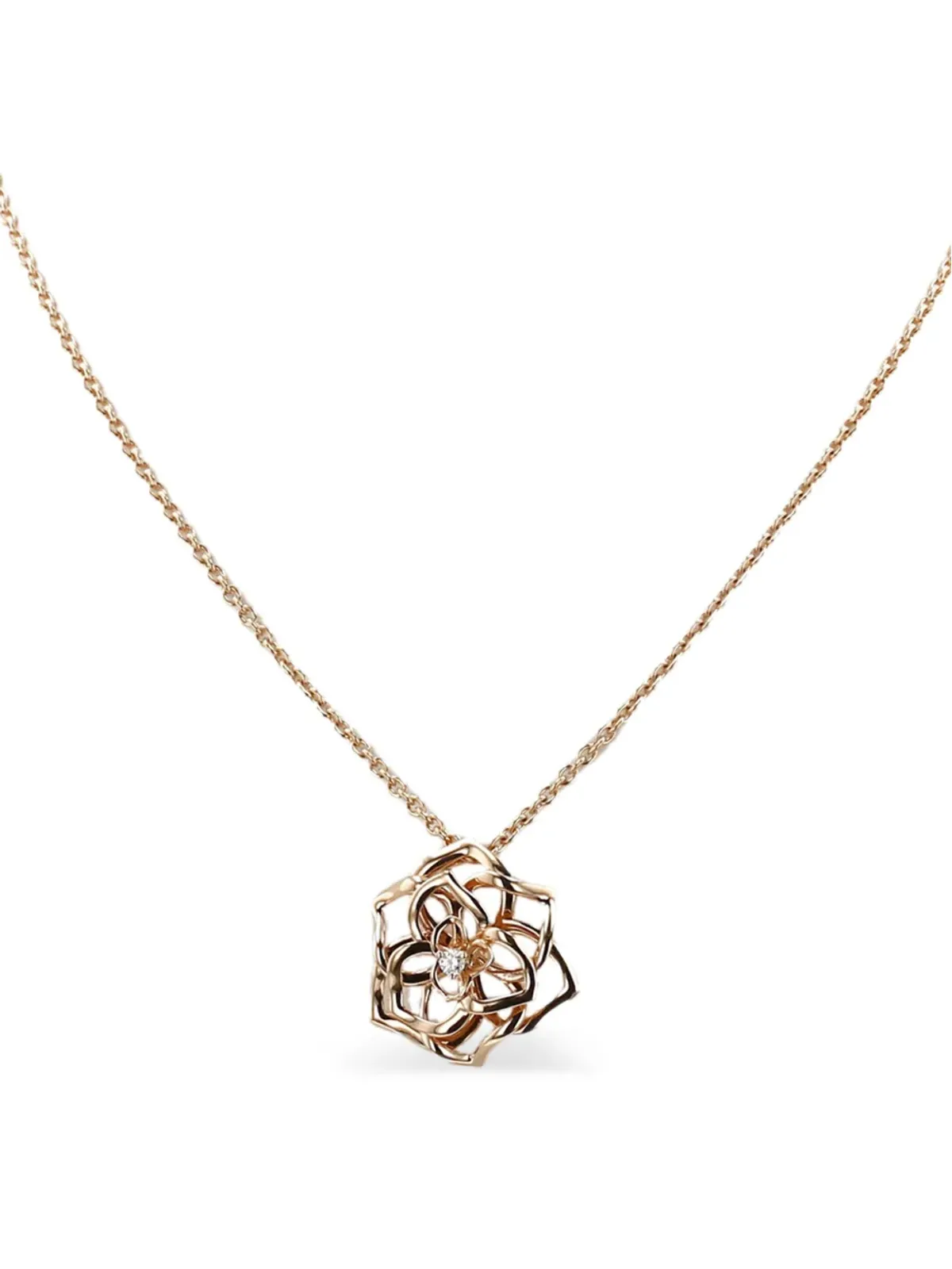 Piaget ローズゴールド ダイヤモンド ペンダント - 画像2