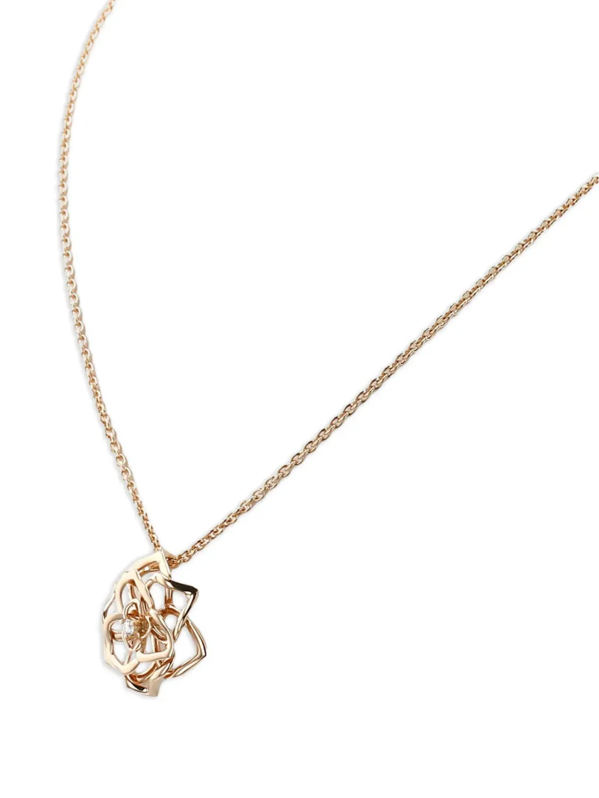 Piaget ローズゴールド ダイヤモンド ペンダント - 画像3