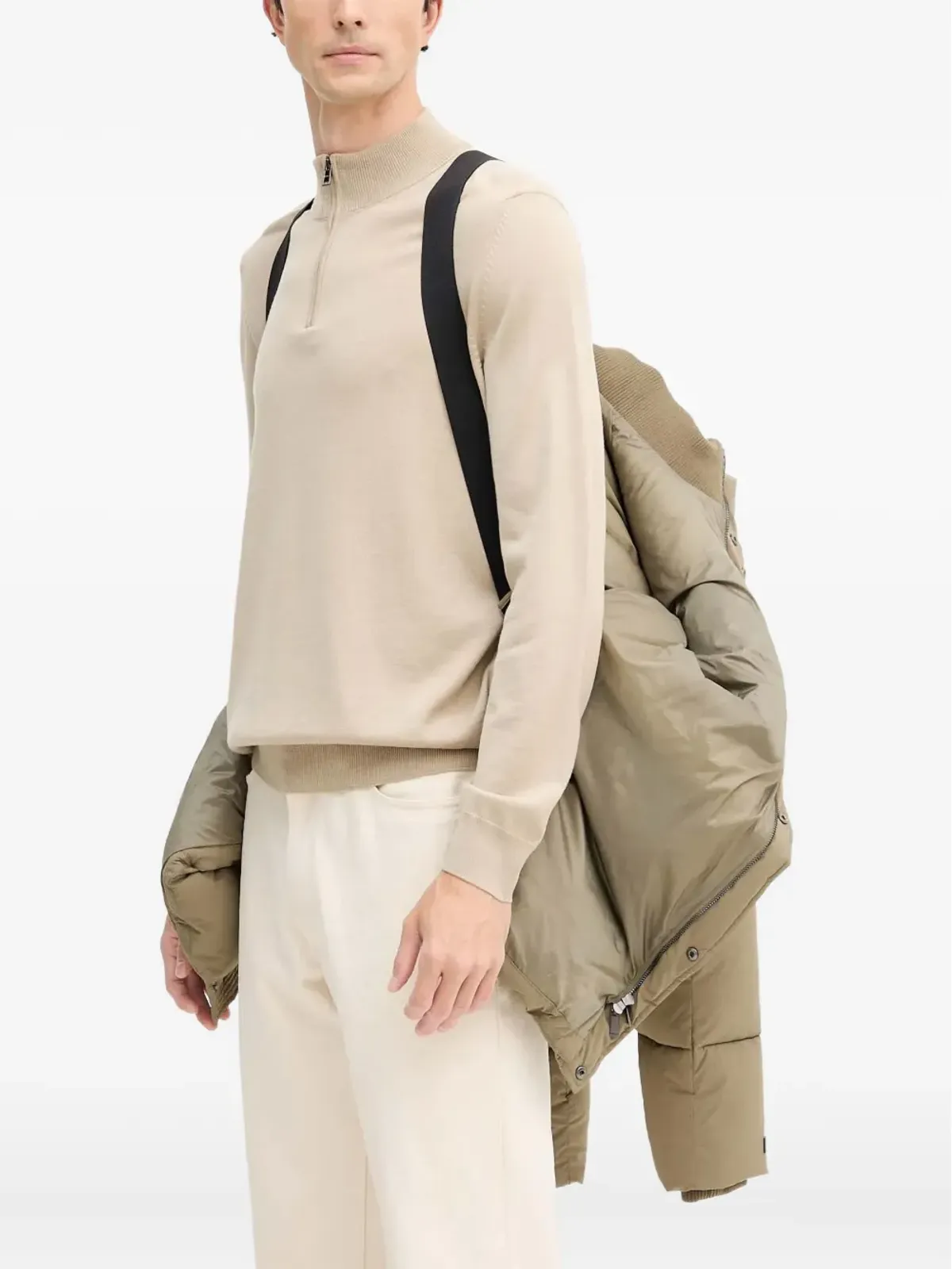 Trussardi フード付きダウンコート - 画像4