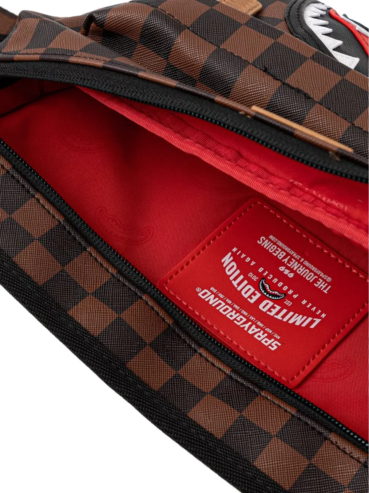 Sprayground チェック柄ベルトバッグ - 画像3