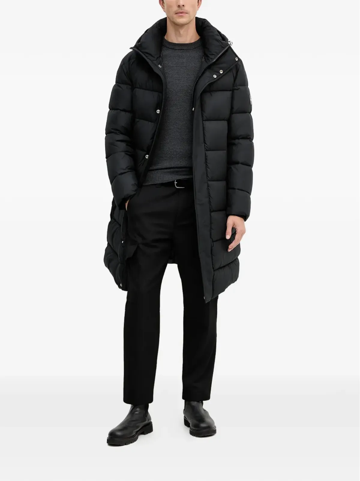 Trussardi テクスチャード クルーネック ジャンパー - 画像2