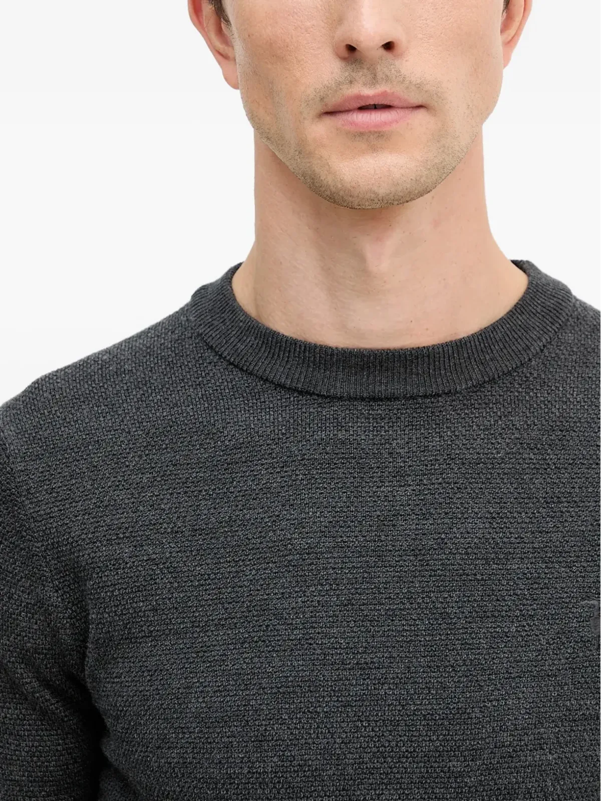 Trussardi テクスチャード クルーネック ジャンパー - 画像4
