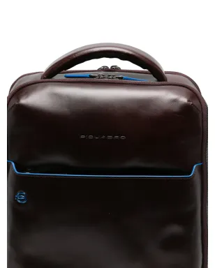 PIQUADRO ジップ付きバックパック - ブラウン - サムネイル4