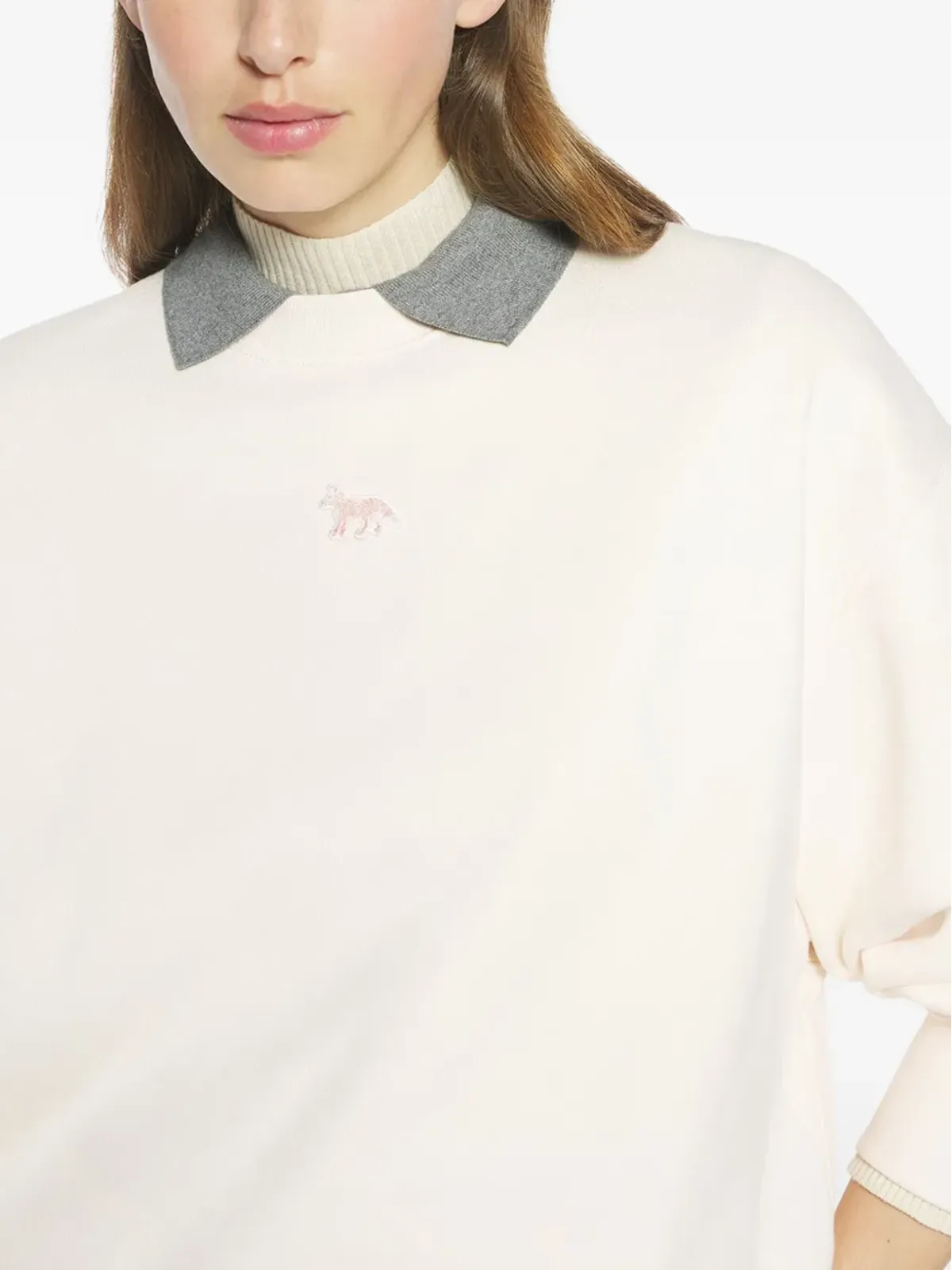 Maison Kitsuné ベビー・フォックス・アップリケ付きスウェット - 画像5