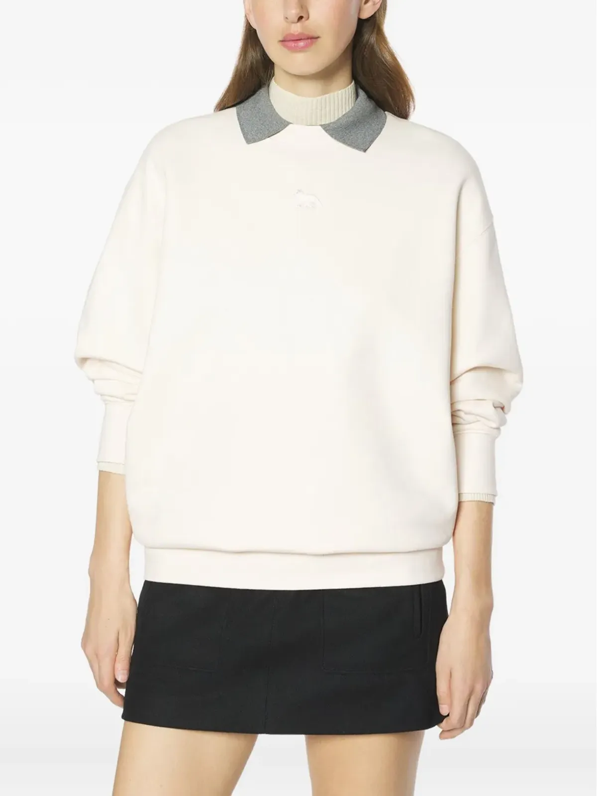 Maison Kitsuné ベビー・フォックス・アップリケ付きスウェット - 画像4