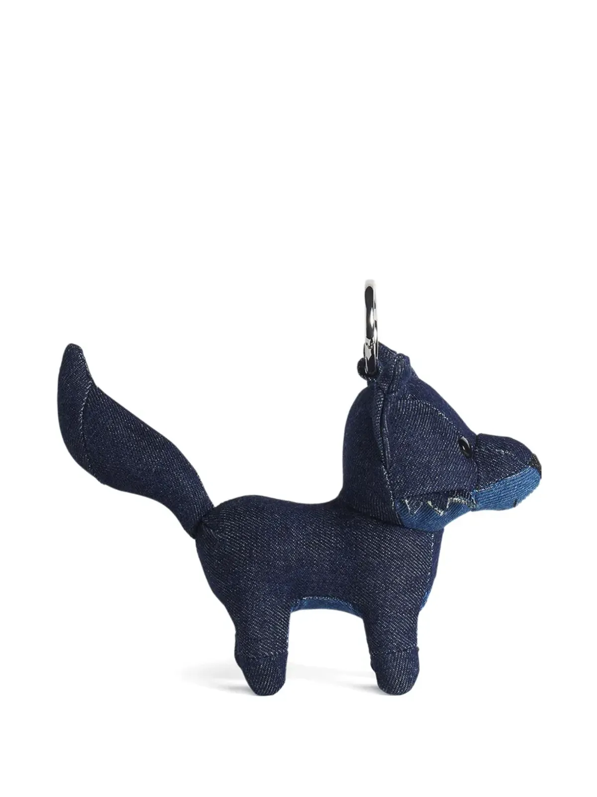 Maison Kitsuné フォックス デニム バッグチャーム - 画像1