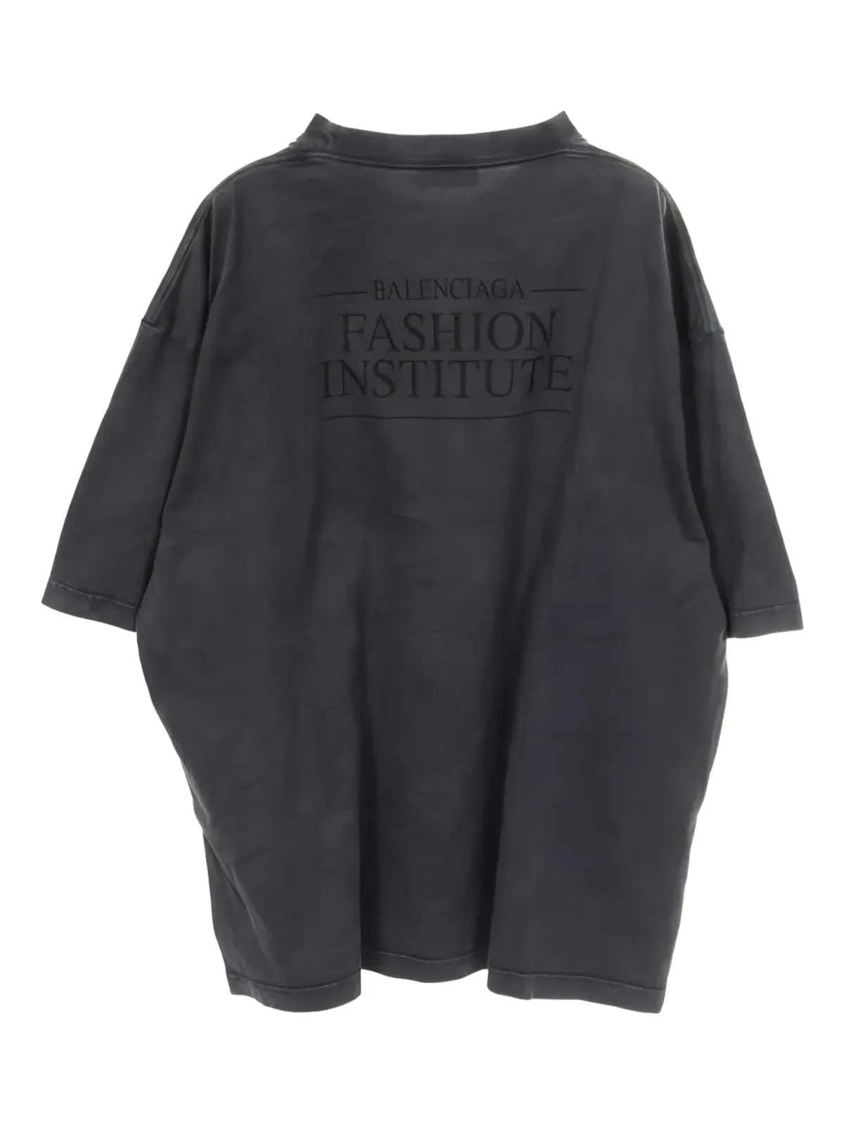 Balenciaga ビンテージ 2000s Fashion Institute クルーネック Tシャツ - グレー - 画像2