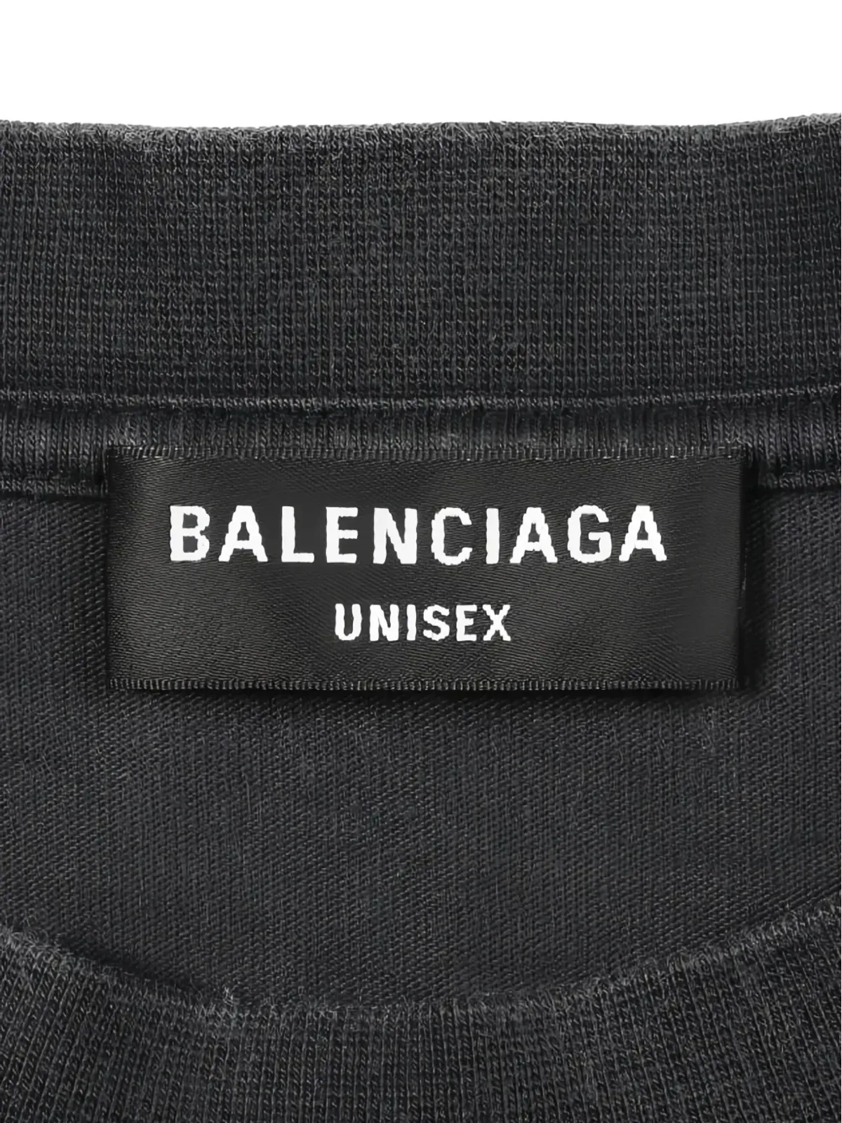 Balenciaga ビンテージ 2000s Fashion Institute クルーネック Tシャツ - グレー - 画像4