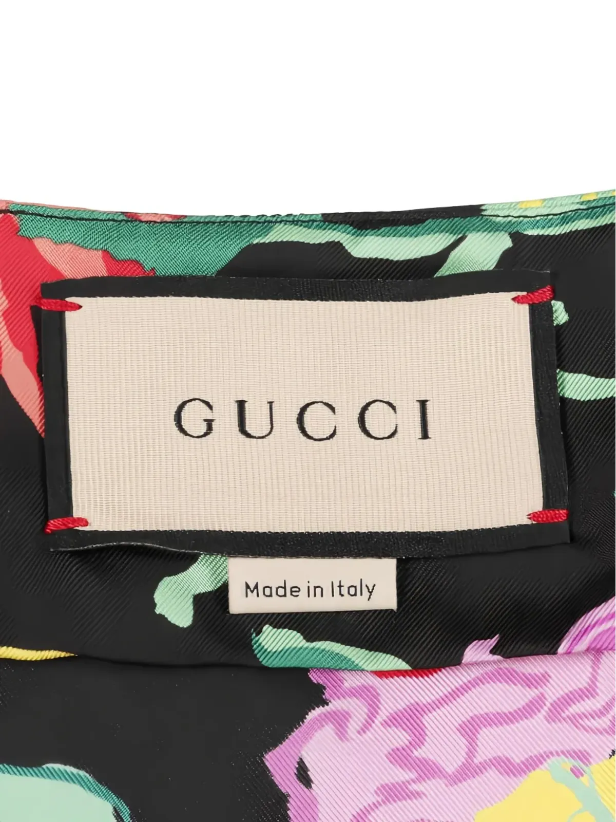 Gucci Pre-Owned x Ken Scott floral silk dress - Black - 画像4