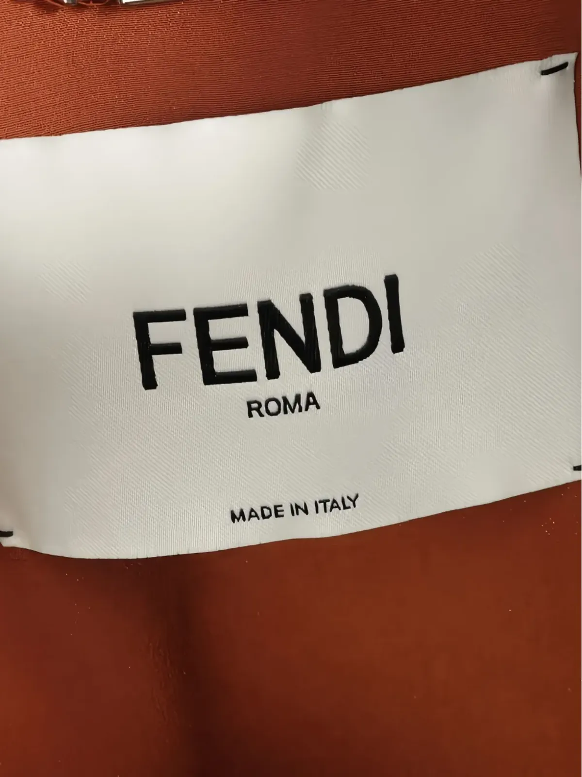 Fendi Pre-Owned ボタン付きレザージャケット - 画像3