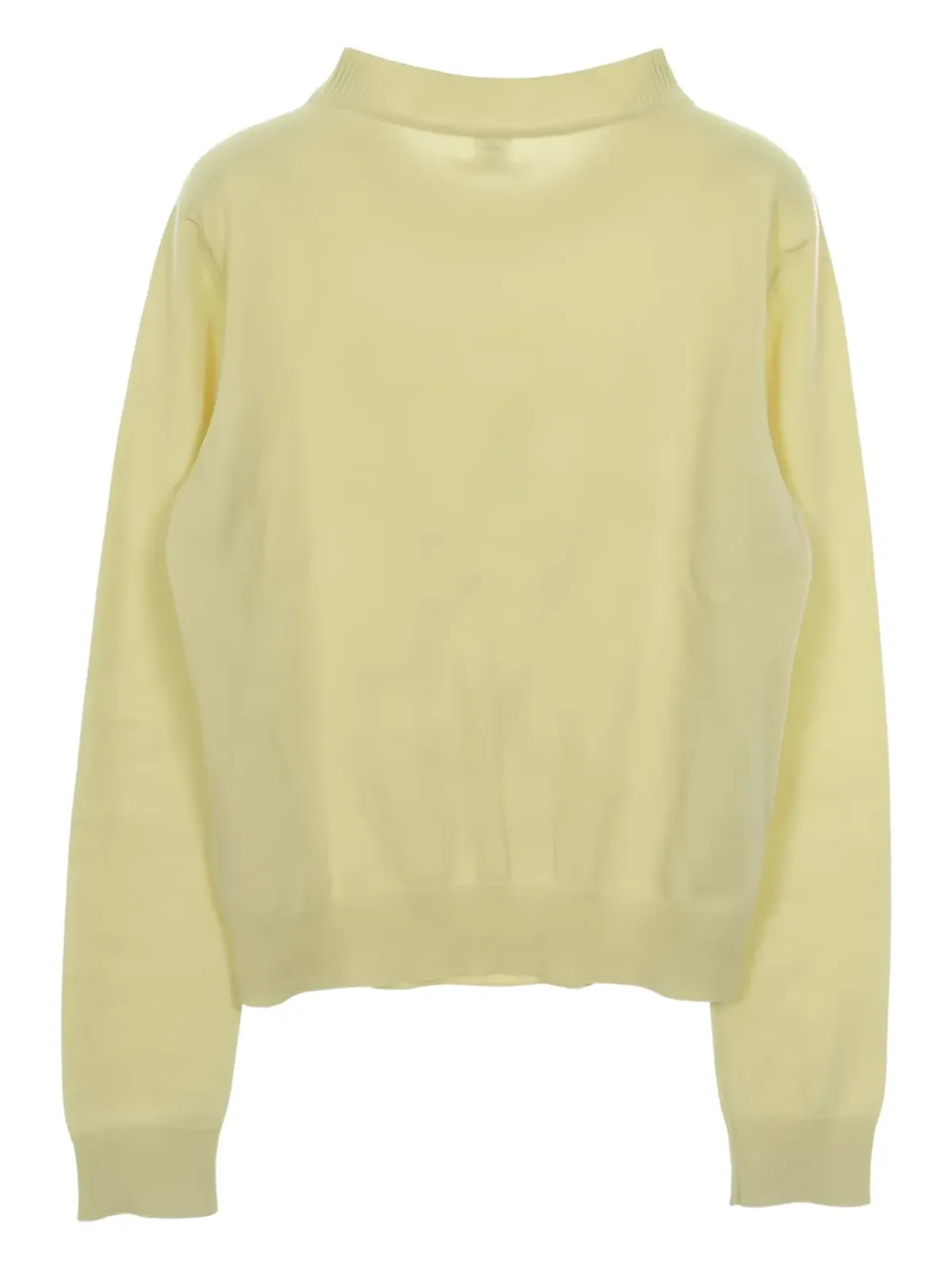 Hermès Pre-Owned 2000s H Lift crew-neck top - Yellow - 画像2