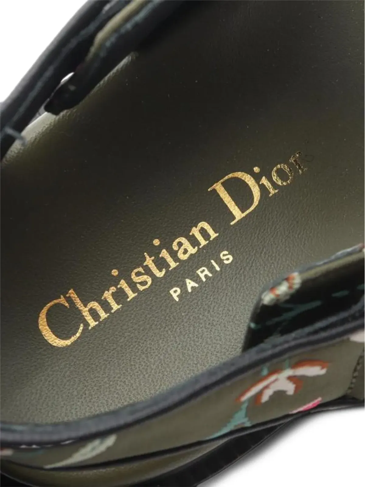 Christian Dior Pre-Owned 2010S アクト サンダル - グリーン - 画像3