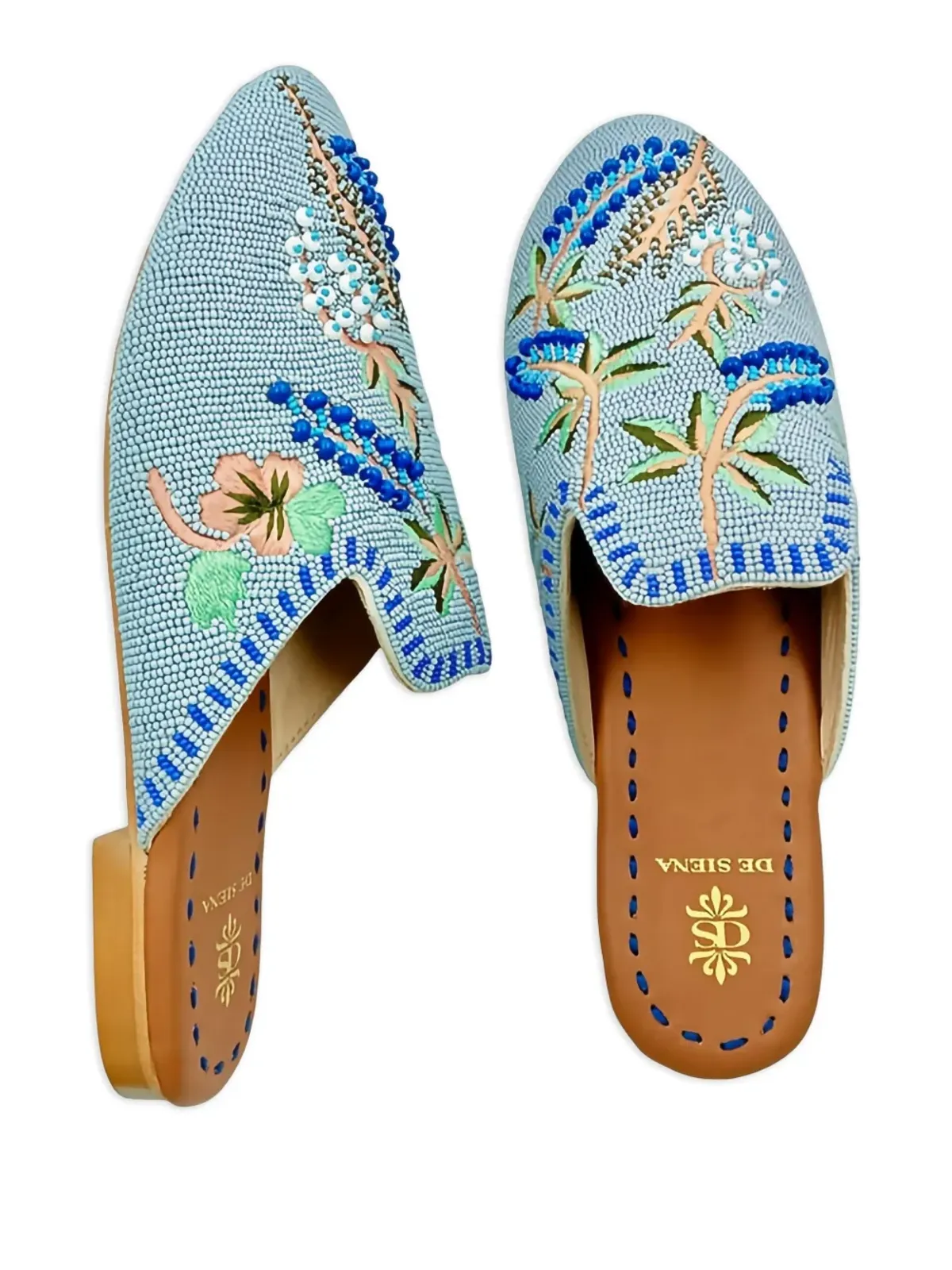 DE SIENA SHOES ビーズ付き花柄トレーナー - 画像3