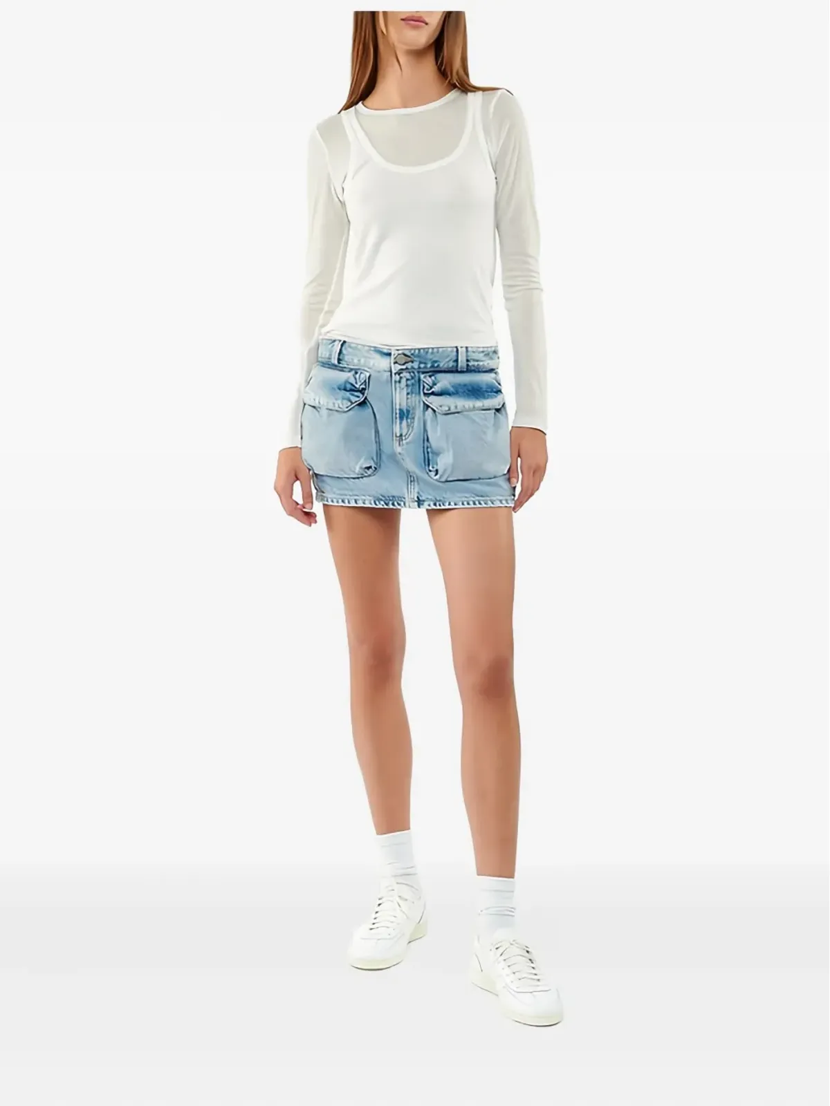 ICON DENIM Gio mini skirt - 画像2