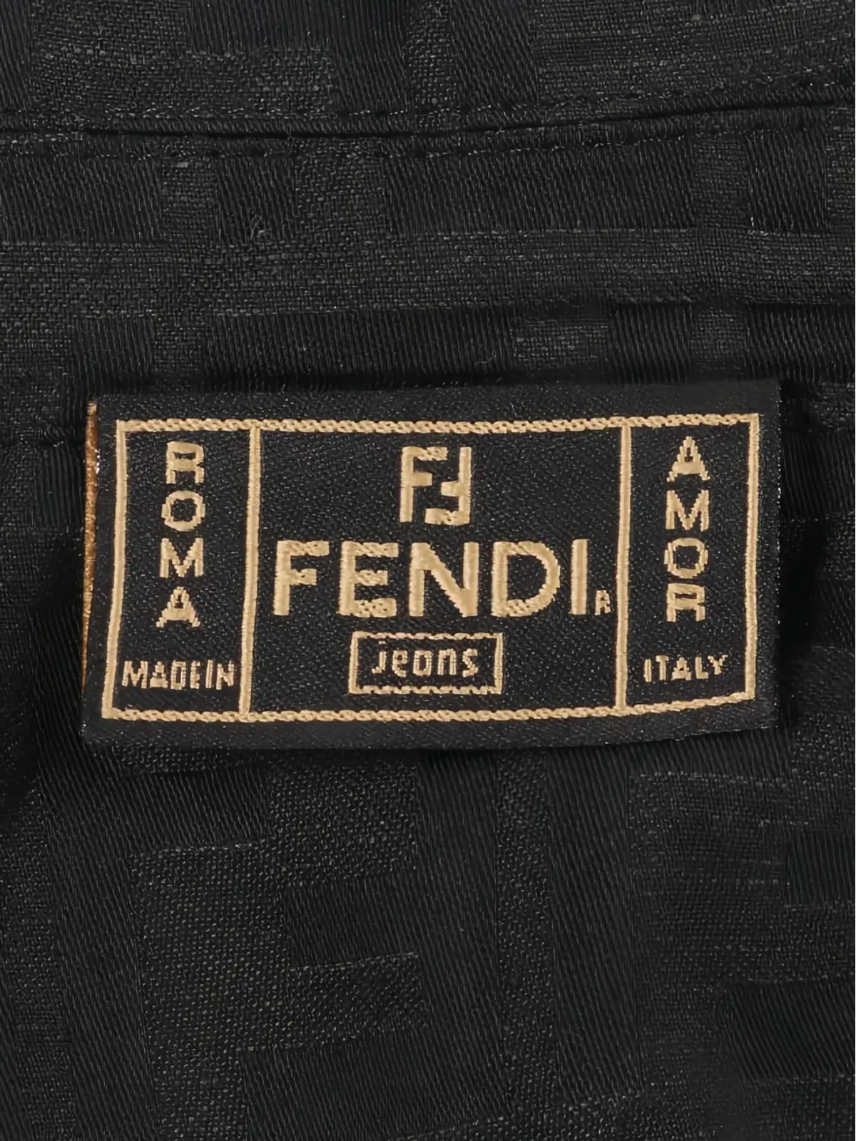 Fendi Pre-Owned ボタンシャツ 2000年代 ブラック - 画像3