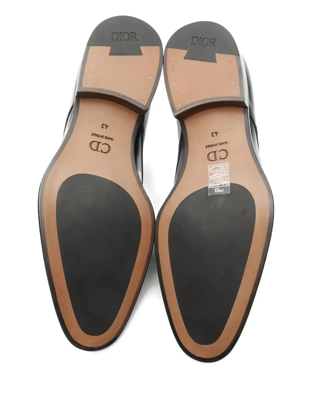 Christian Dior Pre-Owned レザー レースアップ ローファー - 画像2