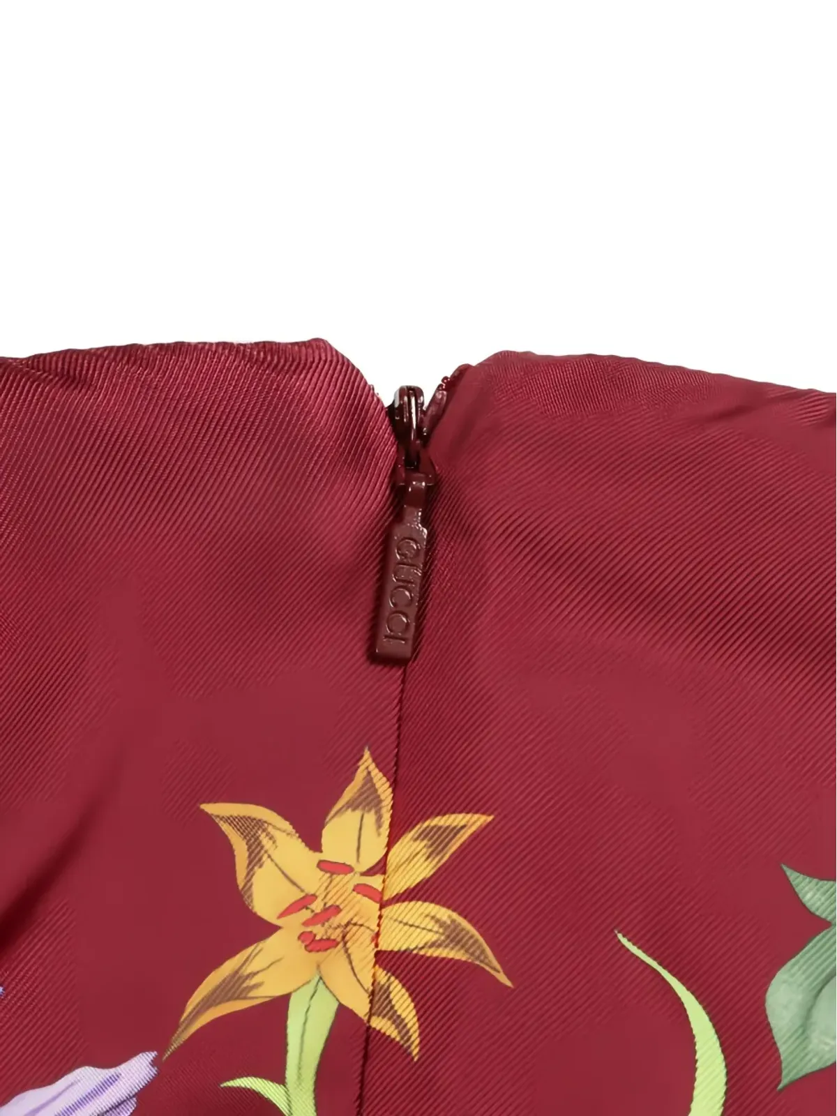 Gucci ビンテージ 花柄ミディドレス - 画像5