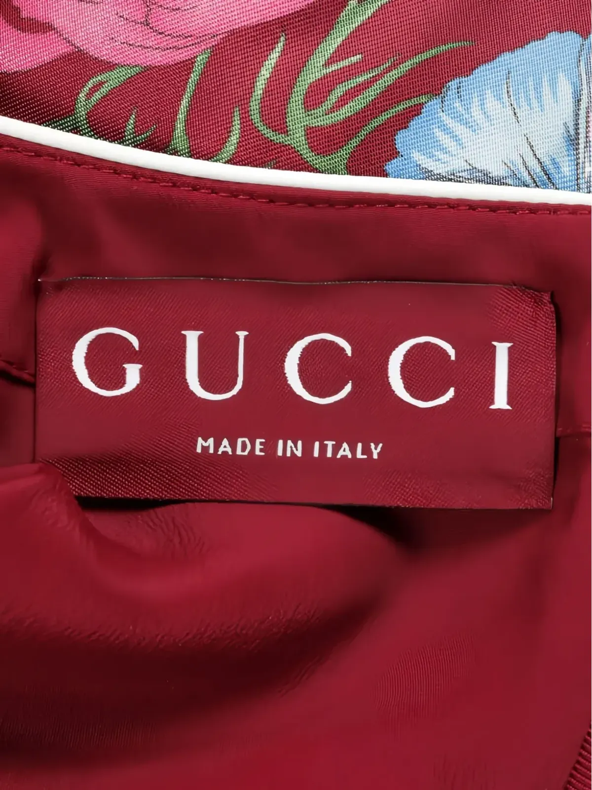 Gucci ビンテージ 花柄ミディドレス - 画像4