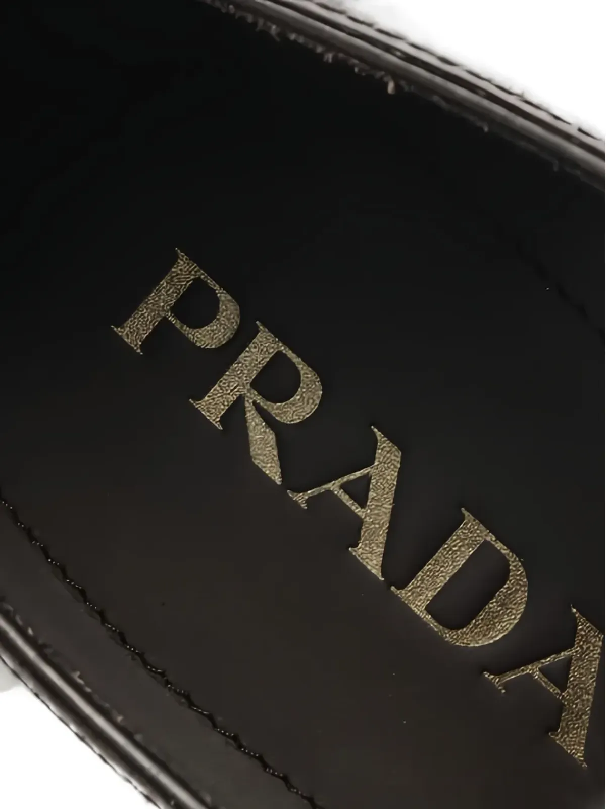 Prada Pre-Owned ブラウンのレザーシューズ - 画像2