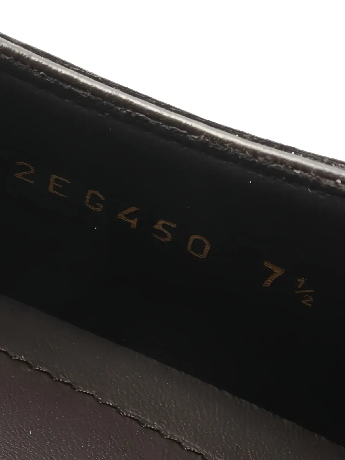 Prada Pre-Owned ブラウンのレザーシューズ - 画像3