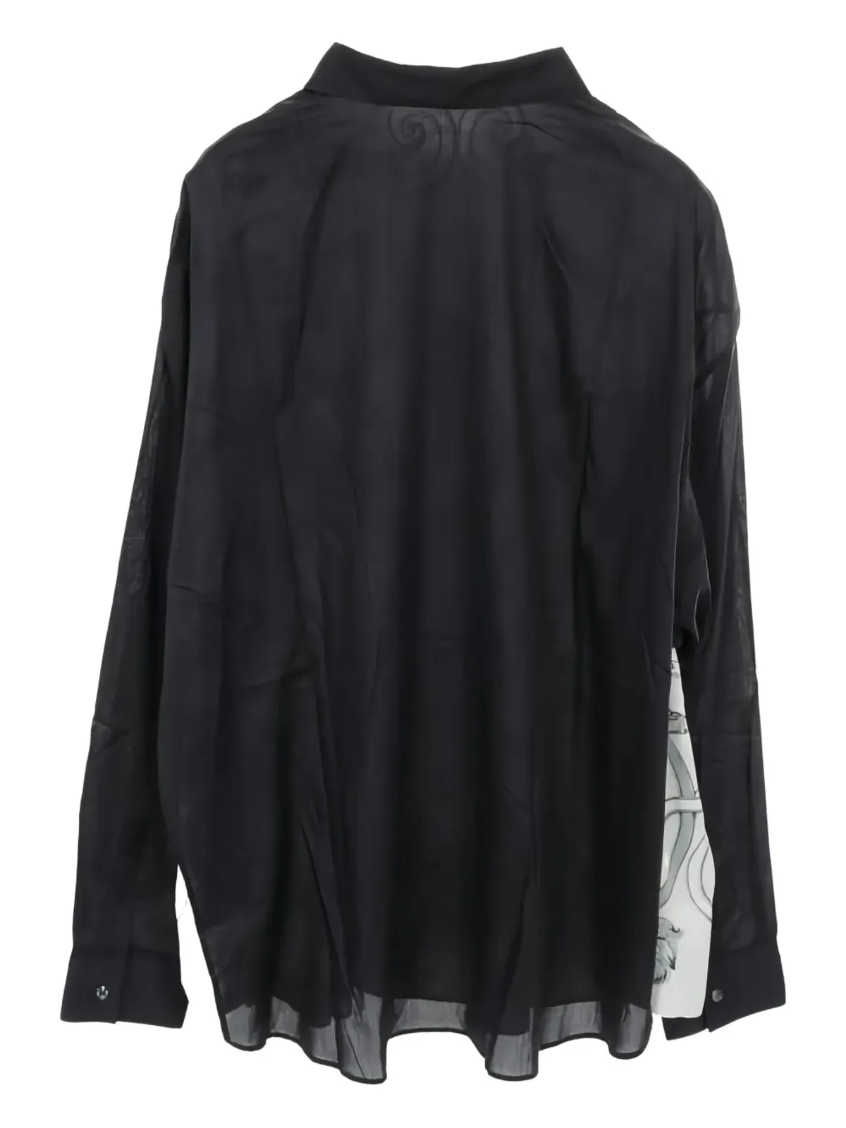 Hermès Pre-Owned レイヤードコットンシルクシャツ - 画像2