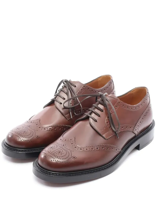 Christian Dior Pre-Owned Christian Dior パンチングレザーシューズの商品画像
