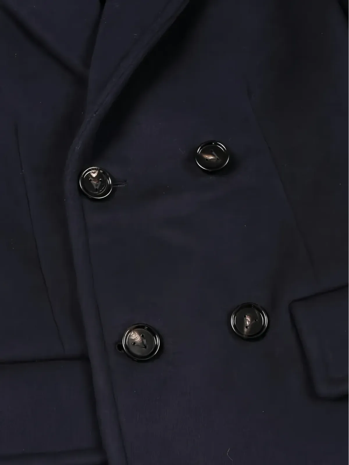Bottega Veneta ビンテージ ダブルブレスト ウールコート - 画像5