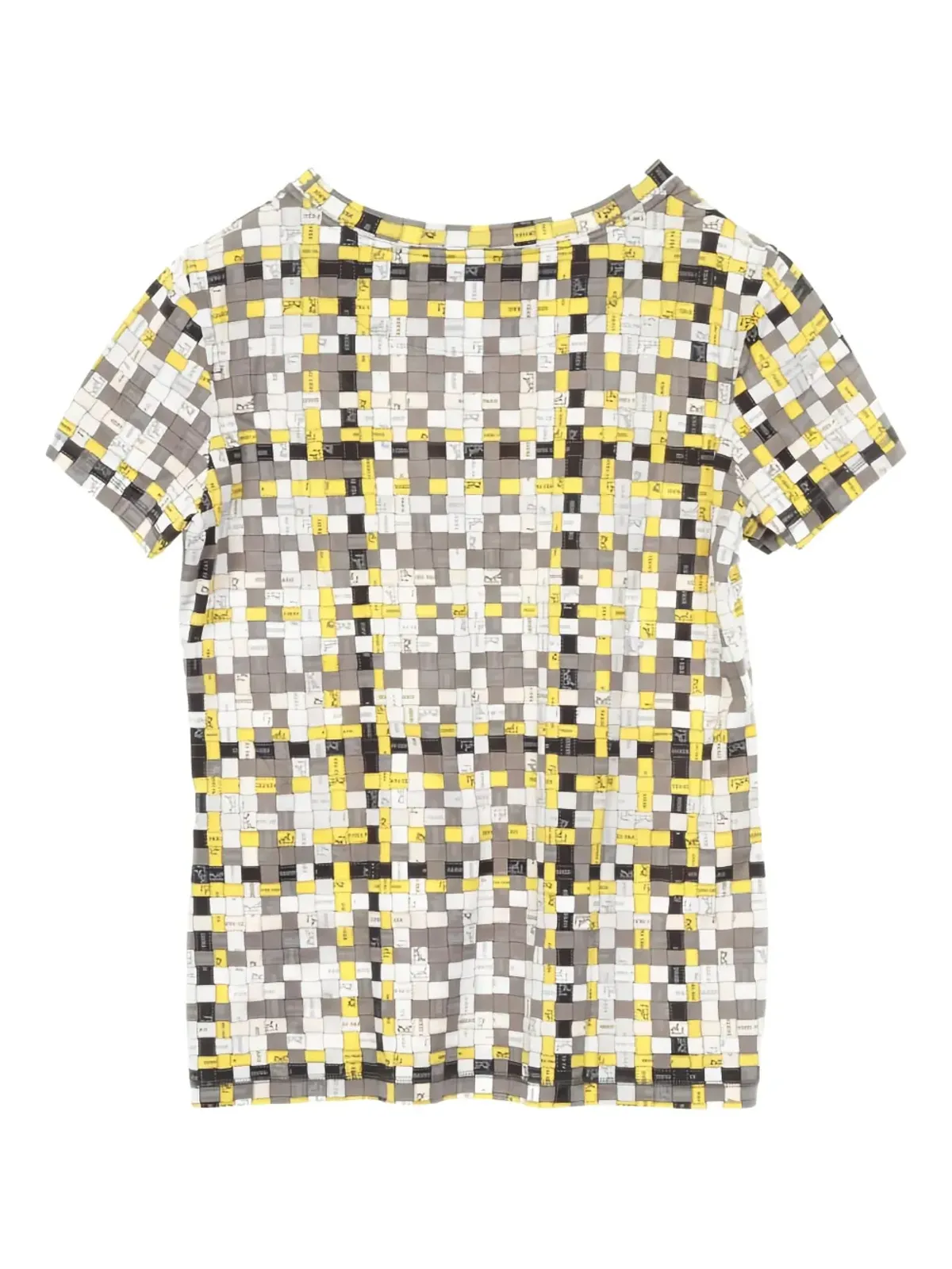 Hermès Pre-Owned ボルデュックチェックTシャツ - 画像2