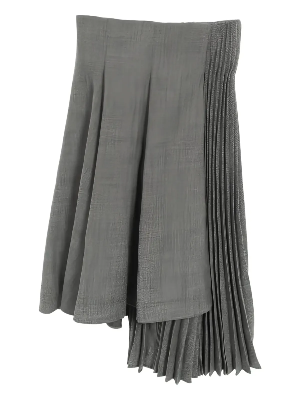 Christian Dior Pre-Owned 2010s pleated wool skirt - Grey - 画像1