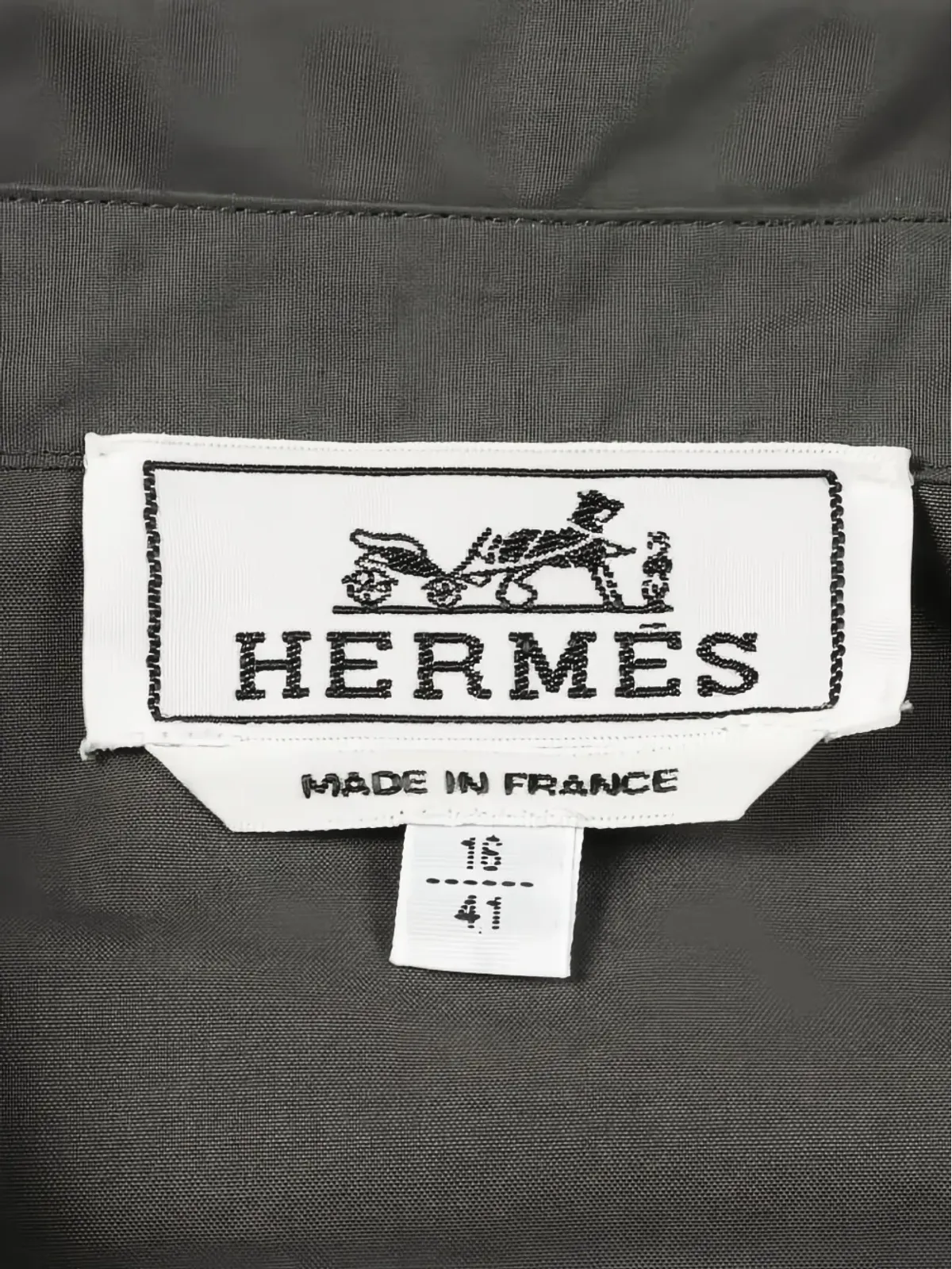 Hermès ビンテージ 2000年代 半袖コットンシャツ - グレー - 画像5
